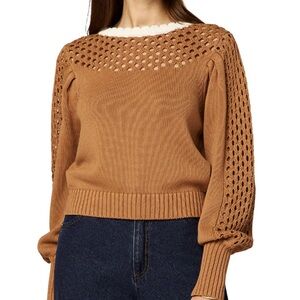 Cleobella Anwen Sweater with Cream Accents